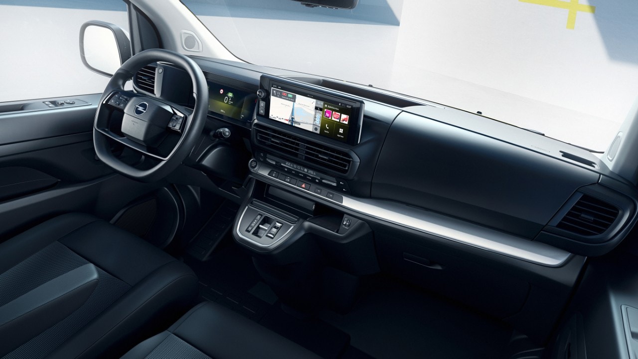 Інтер’єр кабіни нового Opel Vivaro 